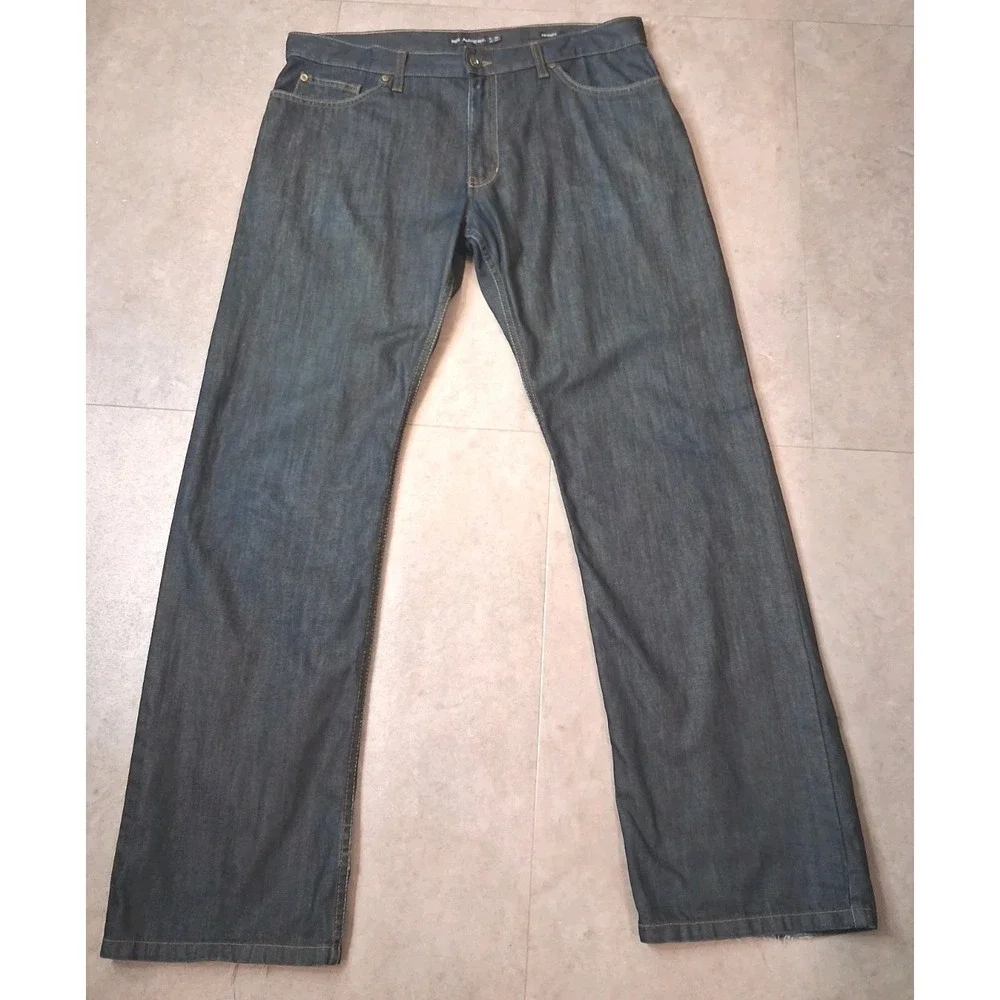 Marks & Spencer Autograph Straight Jeans Mens Size 38X33 - Picture 2 of 12